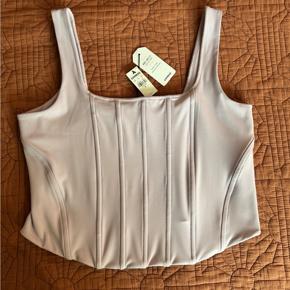 Express NWT Lilac Body Contour Corset Top